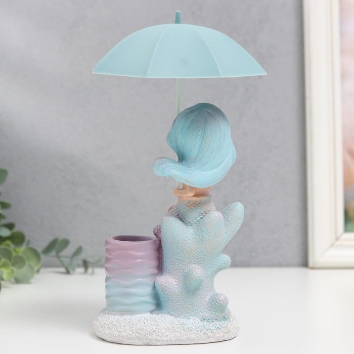 Сувенир полистоун подставка  Сувенир полистоун подставка "Русалочка под зонтом" МИКС 20х10х10 см