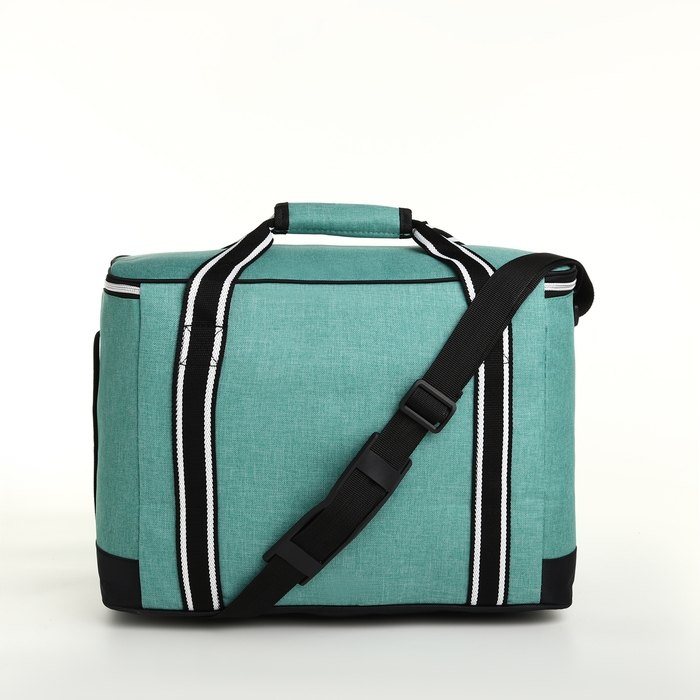 Термосумка на молнии, наружный карман, 30 л, цвет зелёный Термосумка на молнии, наружный карман, 30 л, цвет зелёный