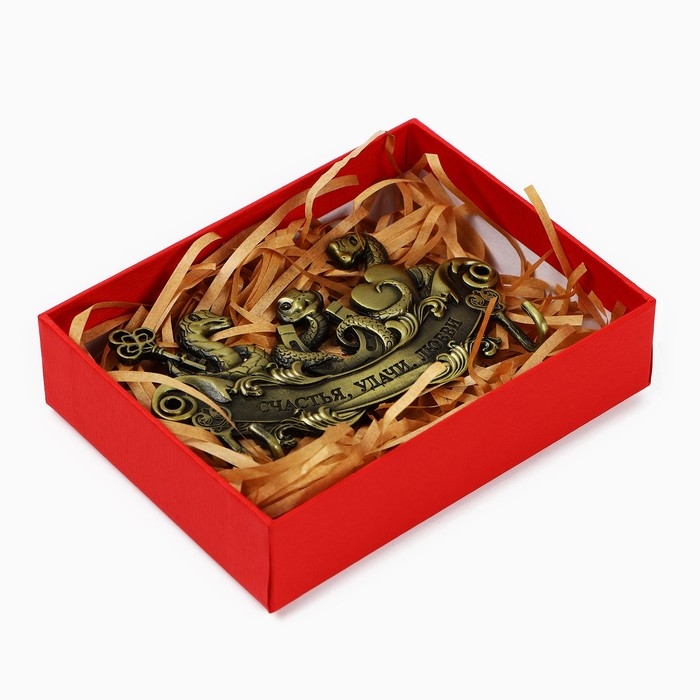 Новый год! Ключница «Новогодняя коллекция: Счастья, удачи, любви», 10.9 х 6.2 см Новый год! Ключница «Новогодняя коллекция: Счастья, удачи, любви», 10.9 х 6.2 см