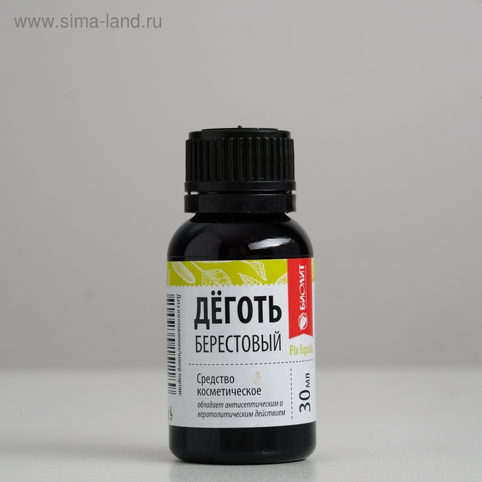 Деготь берестовый, при кожных заболеваниях, 30 мл Деготь берестовый, при кожных заболеваниях, 30 мл