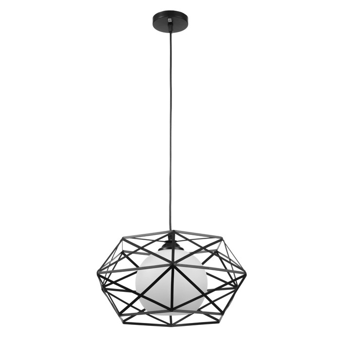 Светильник BayerLux "Софит" 1х40Вт E27 черный 35х35х19 см.