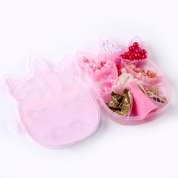 Набор бусин для украшения «Единорожка», с леской, с цепочкой, с декоративными элементами, 4+ Набор бусин для украшения «Единорожка», с леской, с цепочкой, с декоративными элементами, 4+