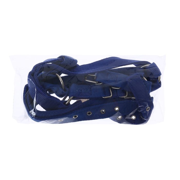 Недоуздок из нейлона, регулируемый размер, темно-синий Недоуздок из нейлона, регулируемый размер, темно-синий