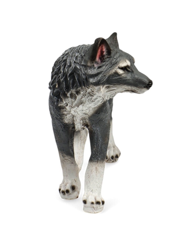 Садовая фигура из полистоуна «Волк», 43×21×58 см Садовая фигура из полистоуна «Волк», 43×21×58 см