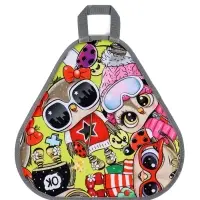 Ледянка мягкая треугольная Sova, лимонный, рисунок МИКС Ледянка мягкая треугольная Sova, лимонный, рисунок МИКС