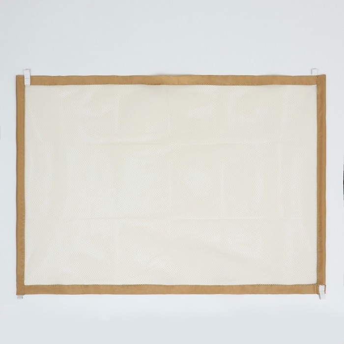 Барьер-сетка для животных на проёмы, 116 х 82 см, бежевый Барьер-сетка для животных на проёмы, 116 х 82 см, бежевый