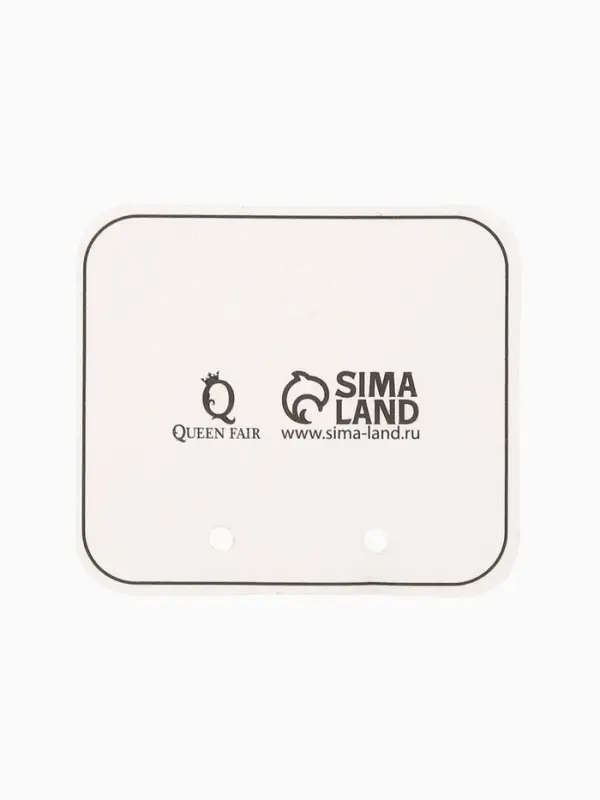 Серьги "Вишня" двойные, цвет красный в серебре