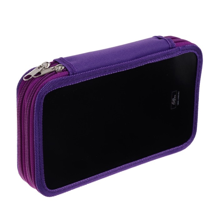 Пенал 2 секции, 125 х 205 х 40 мм, Calligrata 30П26/2 Пенал 2 секции, 125 х 205 х 40 мм, Calligrata 30П26/2 "Котик", ламинированный картон