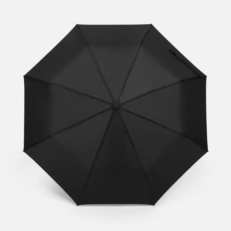 Зонт складной Smooth Move с плавным закрытием, черный