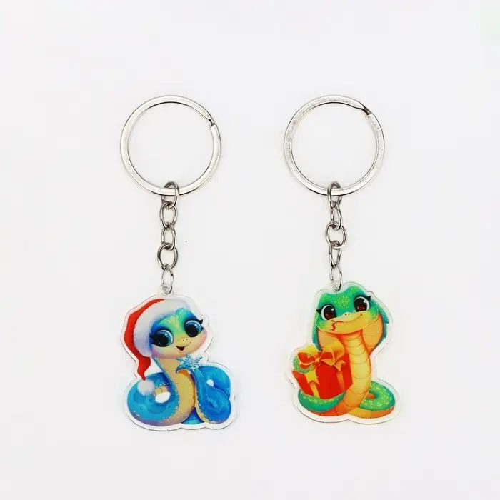 Набор брелоков "Волшебного нового года", 2 шт., 9 х 15 см