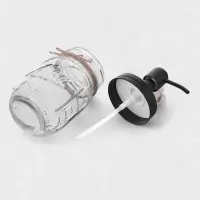 Аксессуары для ванной, 4 предмета, дозатор, стакан для щёток, банки 2 шт.