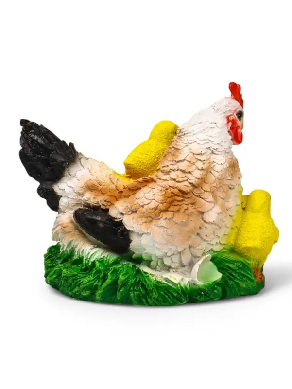 Садовая фигура из полистоуна &laquo;Курица Наседка&raquo;, 27&times;20&times;22 см