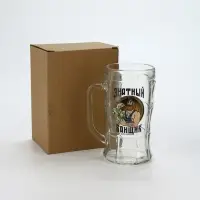 Кружка пивная стеклянная «Знатный банщик», 500 мл