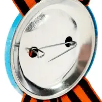 Значок закатной с георгиевской лентой &laquo;9 Мая&raquo;, МИКС