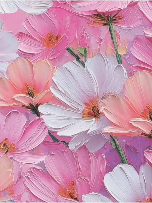 Бумага упаковочная глянцевая «Цветы», 50 × 70 см Бумага упаковочная глянцевая «Цветы», 50 × 70 см