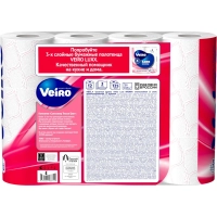 Бумага туалетная Veiro Luxx Малина 3сл 15м 12рул/уп