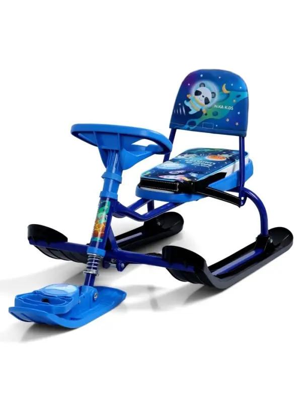Снегокат &laquo;Тимка спорт 4-1&raquo; Космический, со спинкой, синий, ТС4-1 М/К Nika Kids