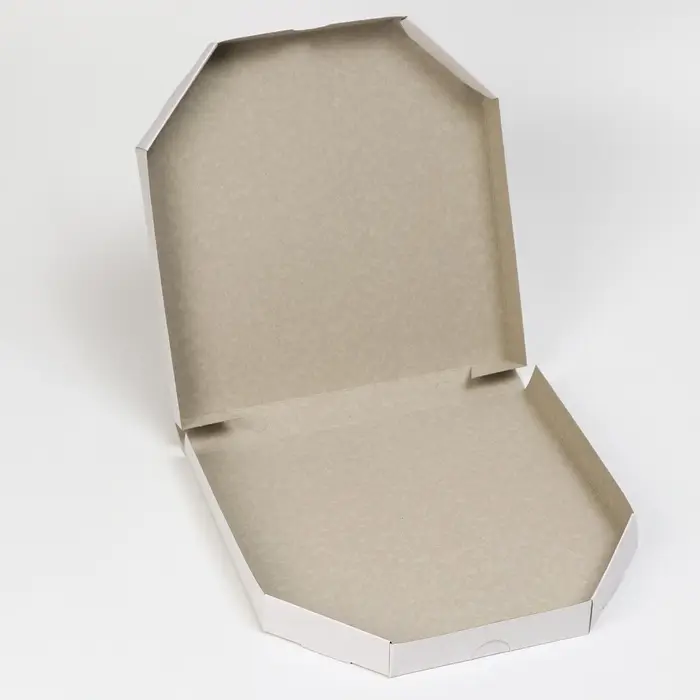 Коробка для пиццы, белая, 30&times;30&times;3.5 см