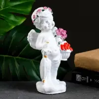 Фигура гипс &laquo;Ангел с зонтиком&raquo;, 22&times;10 см