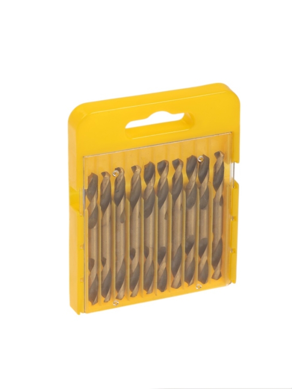 Набор двусторонних сверл по металлу ТУНДРА, HSS-Tin, 4.2 х 55 мм, 10 шт. Набор двусторонних сверл по металлу ТУНДРА, HSS-Tin, 4.2 х 55 мм, 10 шт.