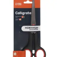 Ножницы канцелярские 16.5 см, &laquo;Стандарт&raquo;, пластиковые ручки, европодвес