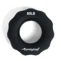 Эспандер кистевой ONLYTOP, массажный, 40 кг, цвет чёрный
