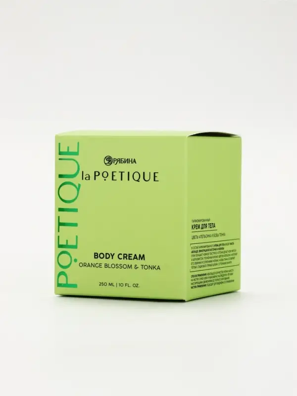 Крем для рук и тела, цветы апельсина и бобы тонка, 250 мл