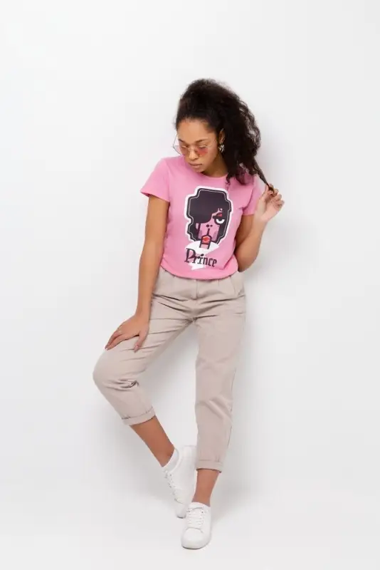 Футболка женская «Меламед. Prince», розовая, размер S Футболка женская «Меламед. Prince», розовая, размер S