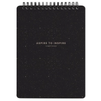 Блокнот А5 80л.клетка,спираль,Be Smart Sence черн,N3708