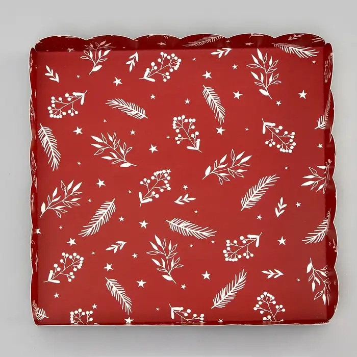 Коробка для печенья, «Новогодние подарки», 21×21×3 см, Новый год Коробка для печенья, «Новогодние подарки», 21×21×3 см, Новый год