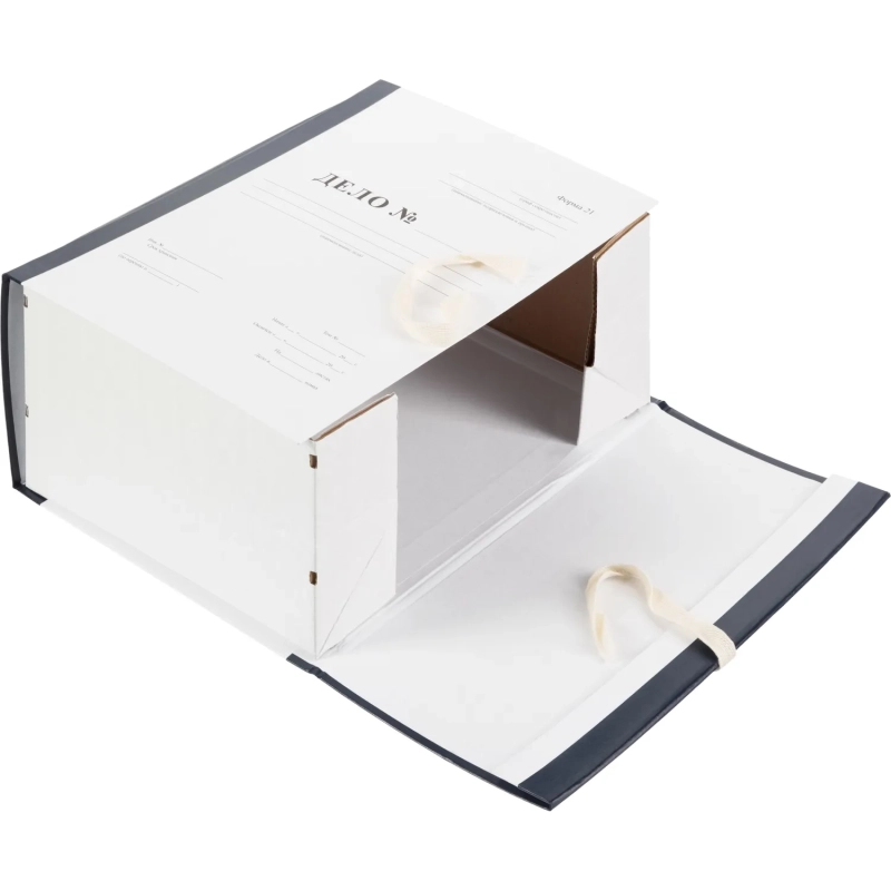 Короб архивный Attache Дело Форма 21,150мм карт/ бумв.син. кореш,.разборный