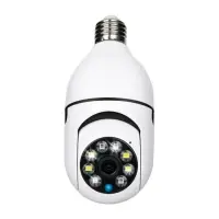 Видеокамера WiFi Cam-13, IP, 2 Мп, в виде лампочки, поворот 355 &deg;, микро, 3.6 мм объектив, белая