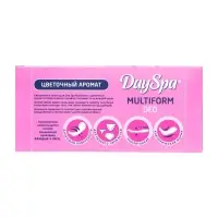 Прокладки ежедневные Day Spa, мультиформ, цветочный аромат, ультратонкие, 60 шт.