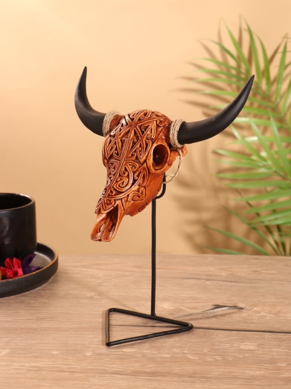 Сувенир «Череп буйвола», на стойке, 18×10×21 см Сувенир «Череп буйвола», на стойке, 18×10×21 см