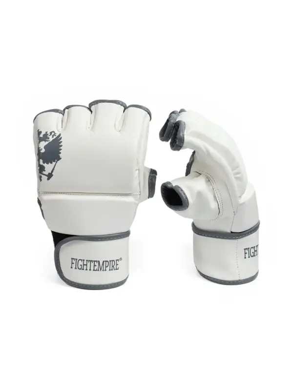 Перчатки для ММА боевые FIGHT EMPIRE, PRIDE, белые, размер S