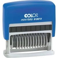Нумератор 13-и раз. высота шрифта 3,8мм S120/13 (аналог 48313)Colop