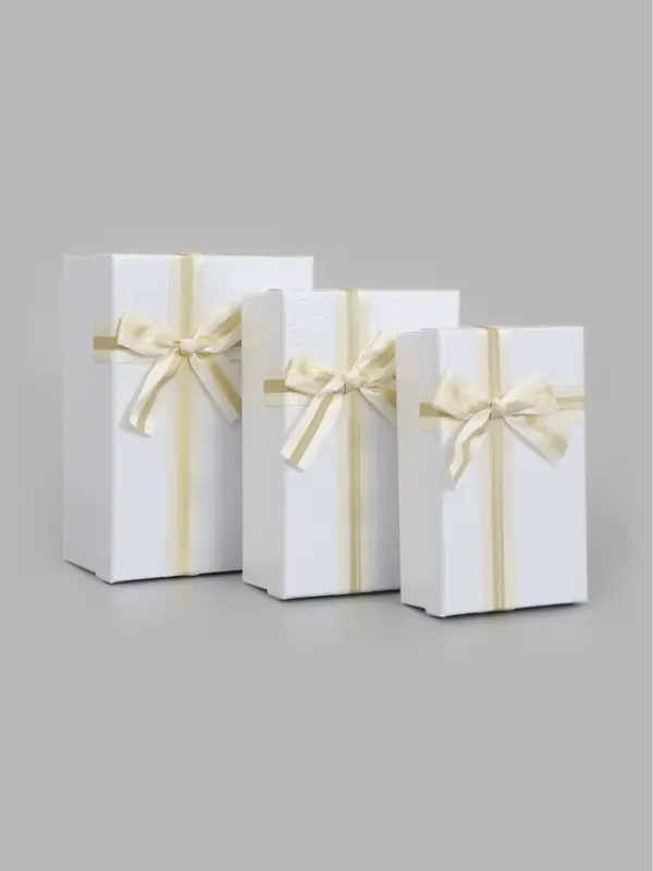 Набор подарочных коробок 3 в 1, прямоугольные 23&times;16&times;9.5 21&times;14&times;8.0 19&times;12&times;6.5 см