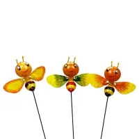 Штекер садовый &laquo;Пчёлка Жужа&raquo;, 14&times;10 см, h=40 см, МИКС, Greengo