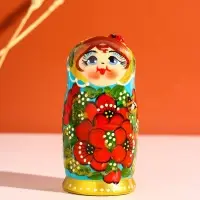Матрёшка дерево &laquo;Любава&raquo;, 5-ти кукольная, 11 см, ручная работа, МИКС