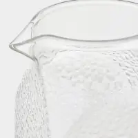 Кувшин для воды Magistro &laquo;Сара&raquo;, 1.3 л, 16.9&times;19.5 см, с металлической крышкой, стекло, прозрачный