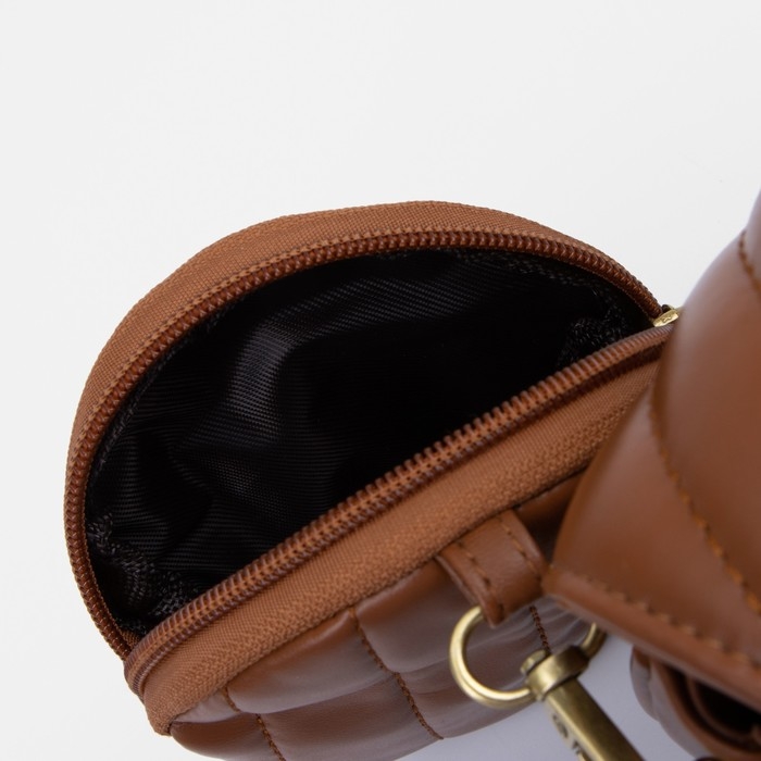 Сумка-мессенджер на клапане, цвет коричневый Сумка-мессенджер на клапане, цвет коричневый