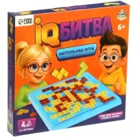 Настольная игра для детей на логику Лас Играс KIDS &laquo;IQ super Баттл&raquo;, 2-4 игрока, 6+