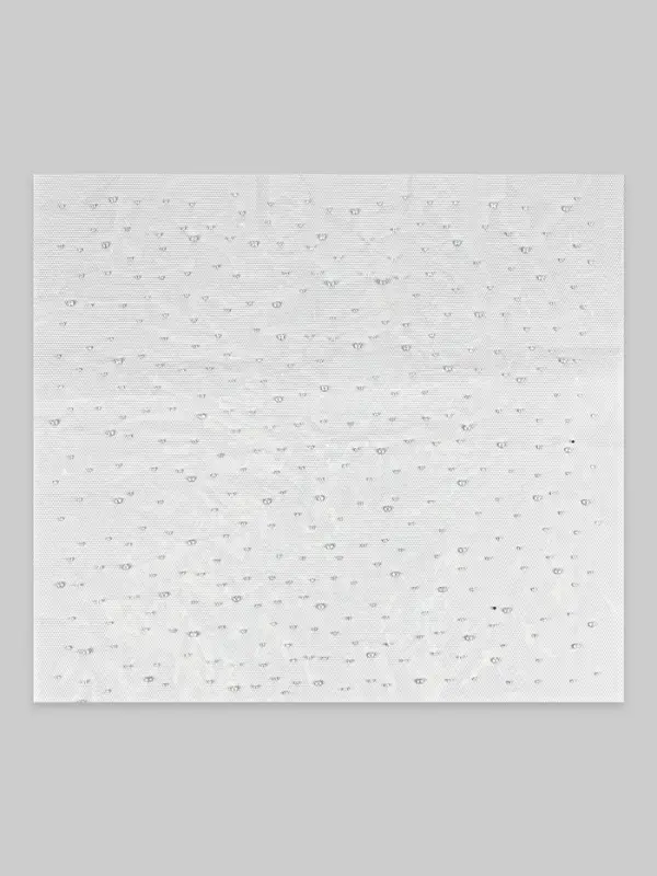 Стразы термоклеевые, на листе 30&times;35 см, серебряные