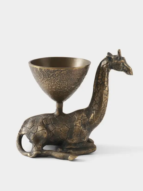 Конфетница &laquo;Жираф&raquo;, 27&times;18&times;26 см, алюминий