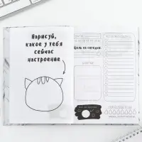 Ежедневник творческого человека с заданиями А5, 120 л. В твердой обложке &laquo;365 идей и планов&raquo;