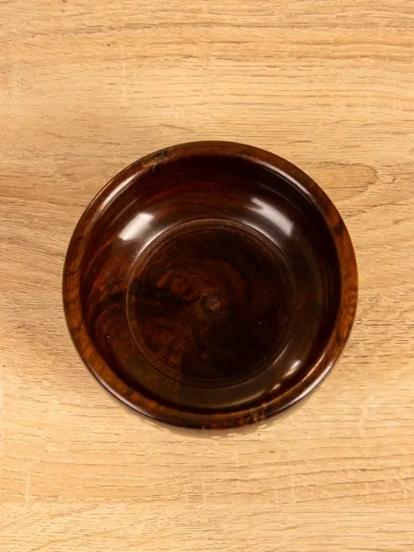 Чаша на ножке "В самое сердце" 13х13х8 см, дерево шишам