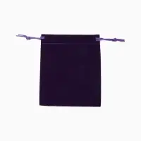 Мешочек бархатный, 10×12 см, фиолетовый