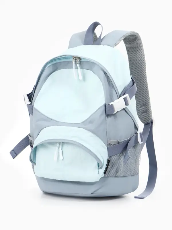 Рюкзак 30*14*43 см, 1 отд. 4 н/карм. Комби голуб
