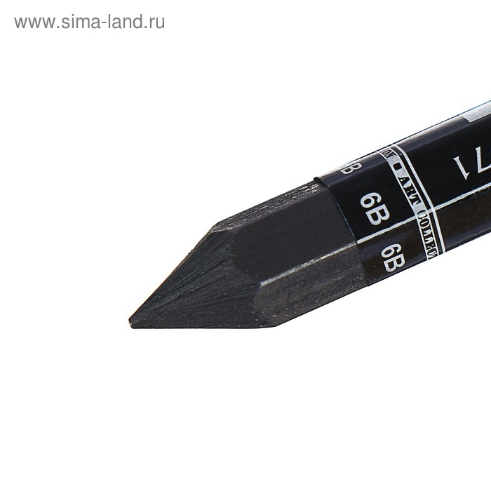 Карандаш чернографитный (цельнографитовый) Koh-I-Noor 8971, 6B, утолщённый Карандаш чернографитный (цельнографитовый) Koh-I-Noor 8971, 6B, утолщённый