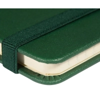 Блокнот А5 80л Bruno Visconti CITY на резинке зеленый 3-698/04